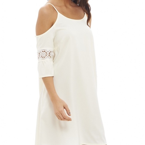 Cold shoulder swing dress - Picture 3 of 5